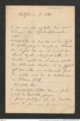 Nachlass Franz Steindachner, Brief von Georg Kolombatovic an Franz Steindachner (04.05.1881), Inv.Nr. 275.04, Seite 1